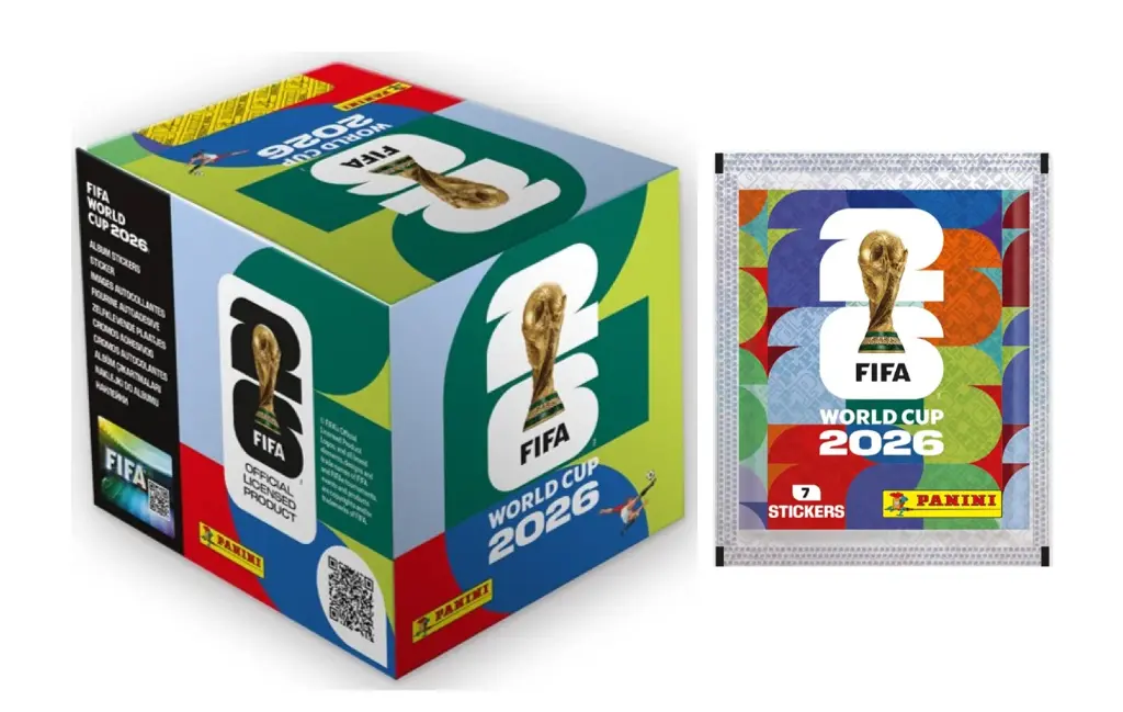 FIFA WORLD CUP 2026 - Panini Display de 50 Pochette 7 Stickers 