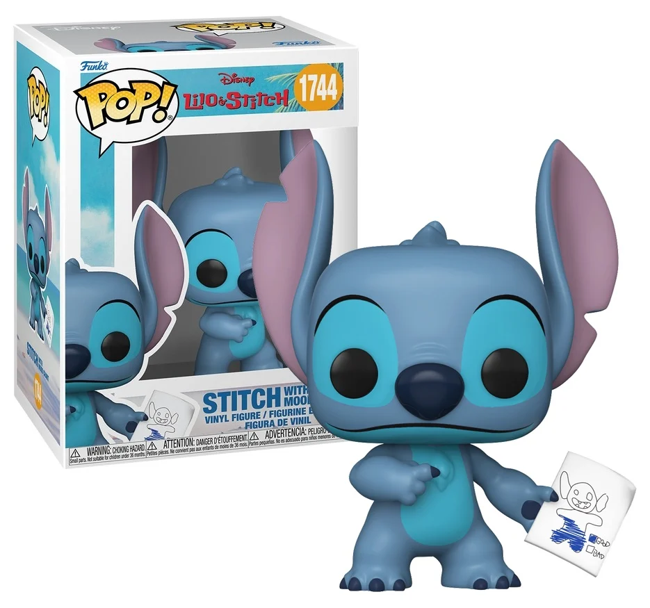 Funko POP 1744 Stitch with Mood Chart