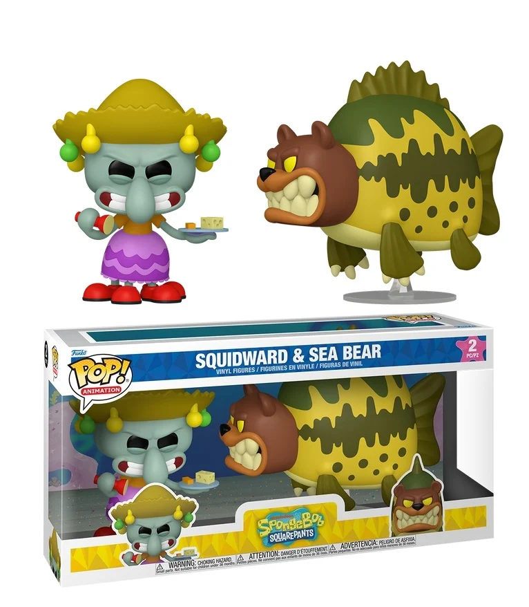 Funko POP 2 Pack Squidward & Sea Bear