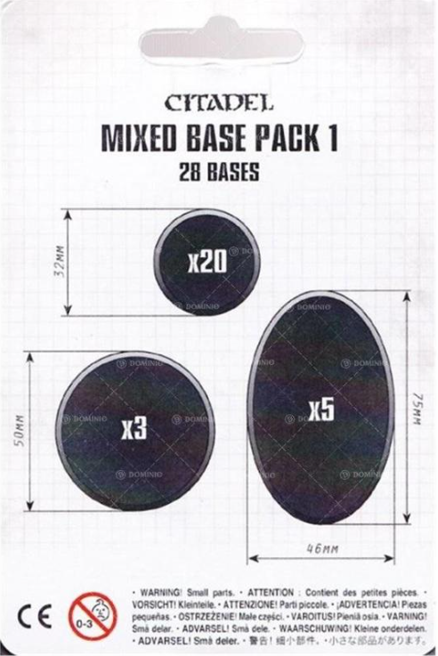 Hobby - Build - Bases & Stems - CITADEL MIXED BASE PACK 1 
