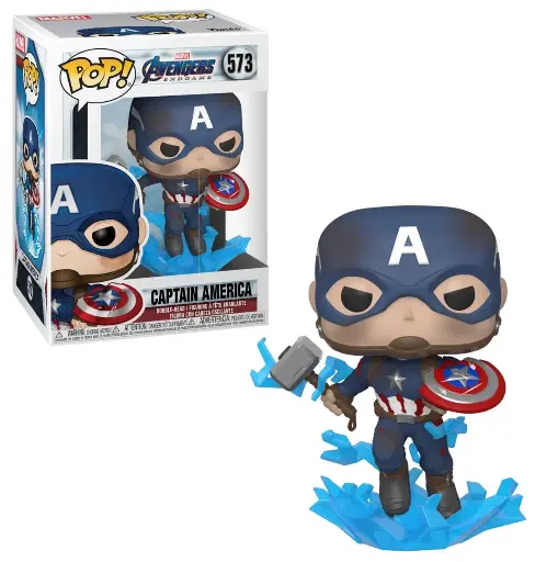 [POP573] FUNKO POP 573 CAPTAIN AMERICA & MJOLNIR