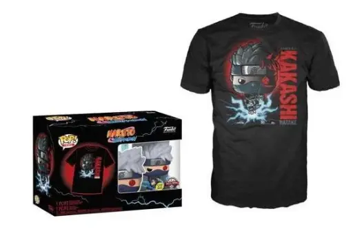 [POP822TXL] Funko POP 822 Kakashi GITD SE + Tee XL