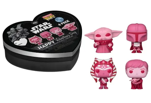 [POP4PACKSWVALENTINES] FUNKO POCKET POP 4-PACK STAR WARS THE MANDALORIAN VALENTINES