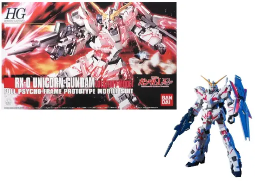 [HGUC1/144RX0] GUNDAM - 1/144 HGUC RX-0 Unicorn Gundam - Model Kit 13cm