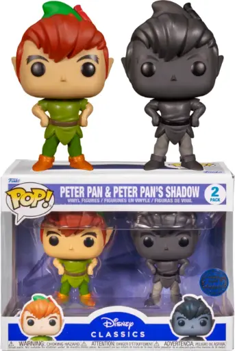 [POP2PACKPETERPAN] Funko POP 2 Pack Peter Pan & Shadow