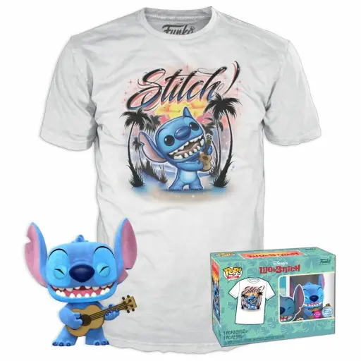 [POP1044TEEM] FUNKO POP 1044 UKELELE STITCH + TEE M