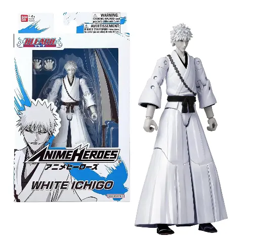 [WHITEICHIGOANIMEHEORES] BLEACH - White Ichigo - Figurine Anime Heroes 17cm