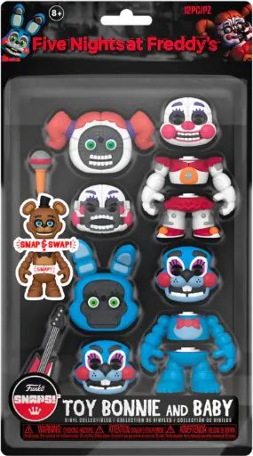 [FNAFDOUBLESNAPBONNIEBABY] FNAF - Toy Bonnie & Baby - Double Snap Pack Funko