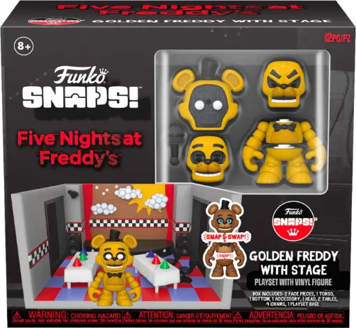 [FREDDYSNAP] FNAF - Stage w/ Freddy (GD) - Snap Playset Funko