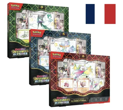 [POKE4.5CPD] Pokémon JCC EV4.5 Ecarlate et Violet Destinées à Paldea Coffret Collection Premium  Français
