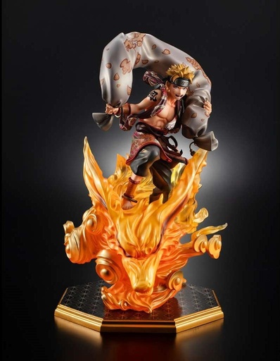 [NARUTOGEMDDV] NARUTO SHIPPUDEN - Naruto "Dieu du Vent" - Statuette G.E.M. 28cm