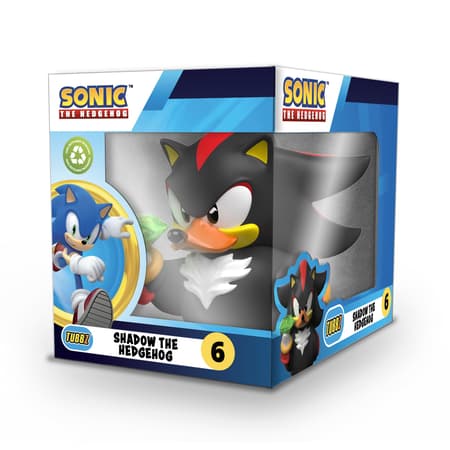[TUBBZSHADOW] TUBBZ Boîte Canard de bain - Sonic le Hérisson - Shadow