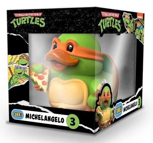 [TUBBZMICHELANGELO] Best of TUBBZ Boîte Canard de bain - Tortues Ninja - Michelangelo