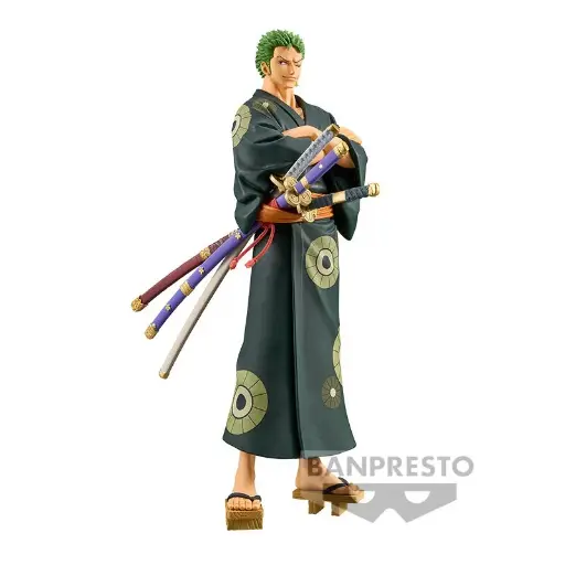 [ZORODXFWANO] ONE PIECE - Zoro - Figurine DXF-The Grandline Series - Wanokuni 17cm