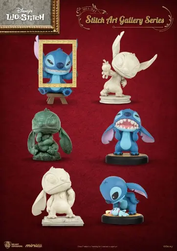 [STITCHARTEGGATTACK] DISNEY - Stitch "Art Gallery" -Fig. Mini Egg Attack 8cm 
assortiment x6