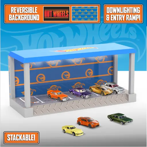 [GarageHW] HOT WHEELS - Garage - Boite Display avec Lampe