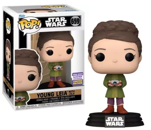 [POP659] Funko POP 659 Young Leia & Lola Summer Convention 2023