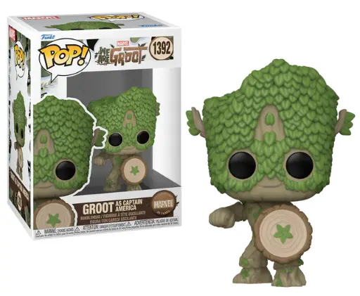 [POP1392] Funko POP 1932 Groot as Captain America