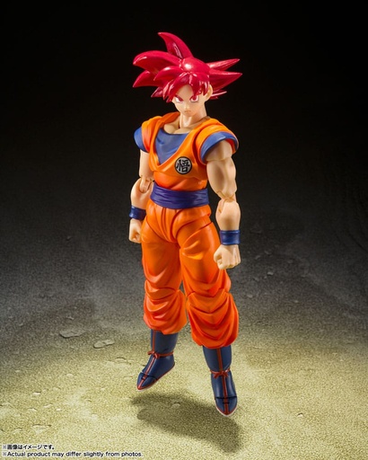 [SSGGokuSHF] DRAGON BALL SUPER - SSG Goku God of Virtue - Fig. S.H. Figuarts 14cm 