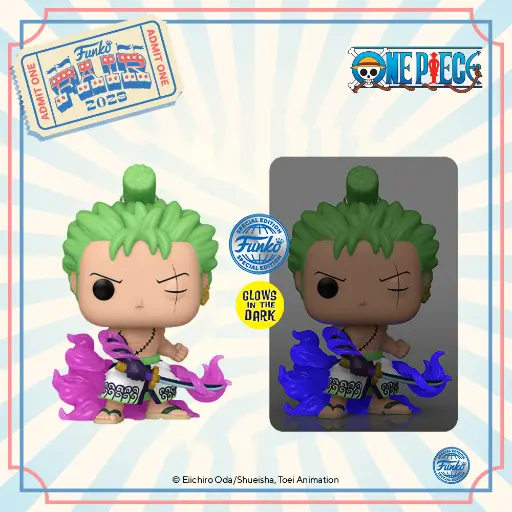 [POP1288] Funko POP 1288 Zoro & Enma GITD SE