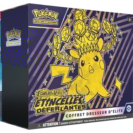 [PokeJCCETBEV08] Pokémon JCC - Écarlate et Violet - Coffret Dresseur d'Élite EV08 Étincelles Déferlantes 