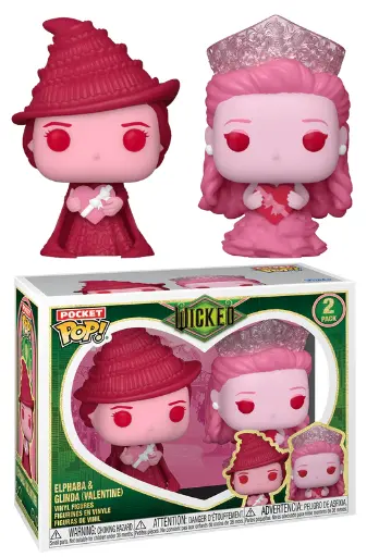 [BittyWicked] VALENTINES - Pocket Pop 2 Pack - Elphaba & Glinda 