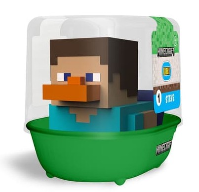 [TubbzSteve] Numskull - TUBBZ Canard de bain - Minecraft - Steve (Première Édition) - 9cm 