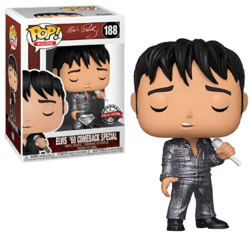 [POP188] Funko POP 188 Elvis Presley 68' Comeback Diamond SE