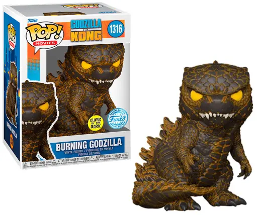 [POP1316] Funko POP 1316 Godzilla Brûlé GITD SE
