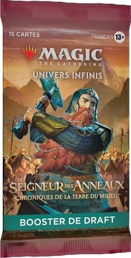 [MagicBoosterLOTR] Magic: The Gathering - Booster de Draft Le Seigneur des Anneaux : Chroniques de la Terre du Milieu - FR 