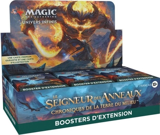 [MagicDisplayLOTRExt] Magic: The Gathering - Display de Boosters d'extension Le Seigneur des Anneaux : Chroniques de la Terre du Milieu (30 Boosters) - FR 
