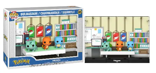 [POP01] Funko POP 01 Pokemon Starters 1996