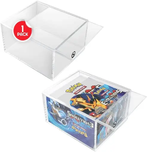 [EVO-7573] EVORETRO - PREMIUM Pokemon booster box with sliding lid anti-UV 4.0MM 
