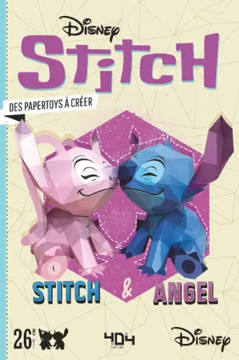 [StitchPaperToy] DISNEY - STITCH ET ANGEL - UN PAPERTOY A CREER 
