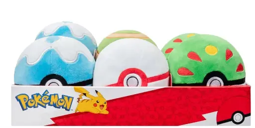 [Pokepeluche] POKEMON - Peluche Pokeball 12cm 