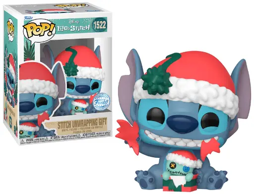 [POP1522] Funko POP 1522 Stitch Déballant Cadeau SE