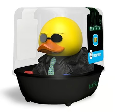 [TubbzMorpheus] Numskull - TUBBZ Canard de bain - The Matrix - Morpheus (Première Édition)