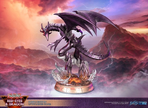 [DragonMauveF4F] YU-GI-OH! - Dragon mauve aux yeux rouges - Statuette 33cm 