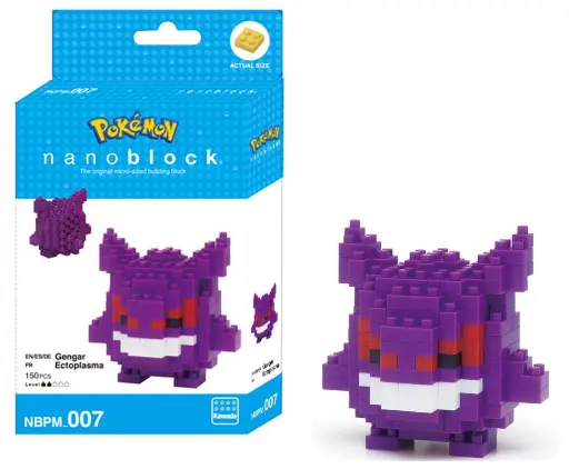 [NanoblockEctoplasma] POKEMON - Ectoplasma - Figurine Nanoblock 10cm 