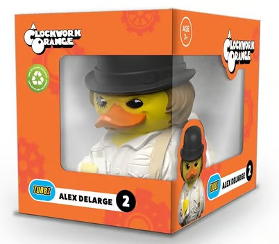 [TubbzAlexDelarge] Numskull - Best of TUBBZ Boîte Canard de bain - Orange Mécanique - Alex DeLarge - 9cm 