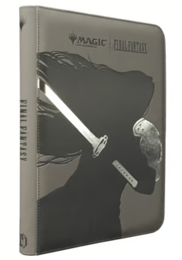 [ClasseurSephiroth] Ultra Pro - Magic: The Gathering - Universes Beyond: Final Fantasy - Classeur PRO à 9 pochettes premium avec fermeture élastique Sephiroth