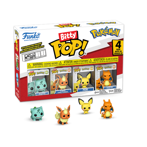[BittyBulbizarre] POKEMON - Bitty Pop 4 Pack 2.5cm - Bulbizarre 