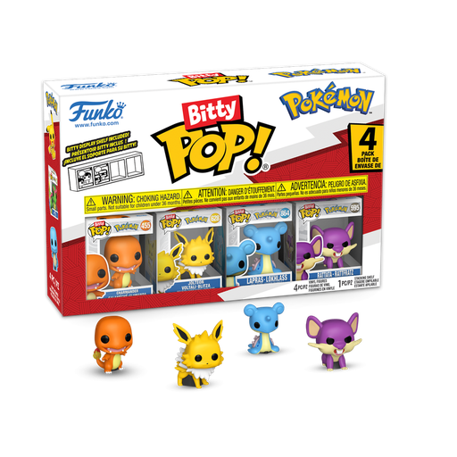 [BittySalameche] POKEMON - Bitty Pop 4 Pack 2.5cm - Salamèche 