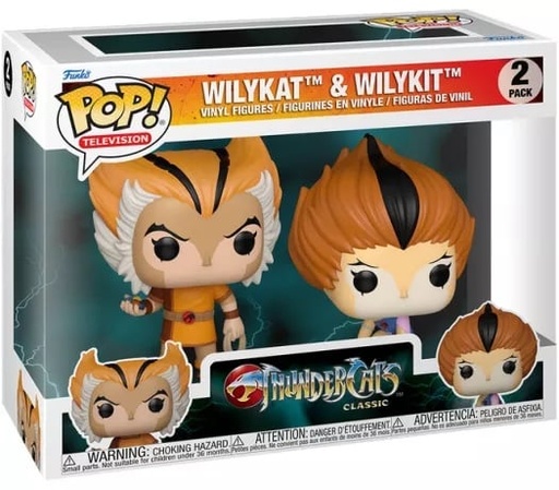 [2PackThundercats] Funko POP 2 Pack Willykat & Willykit 