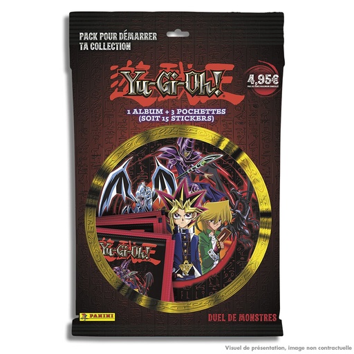 [PaniniyugiStarter] YU-GI-OH! - Panini Starter Pack (1 album + 3 packets) - FR 