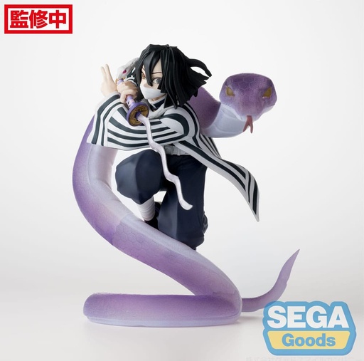 [ObanaiXross] DEMON SLAYER - Obanai Iguro - Statuette Xross Link Anime 14cm 