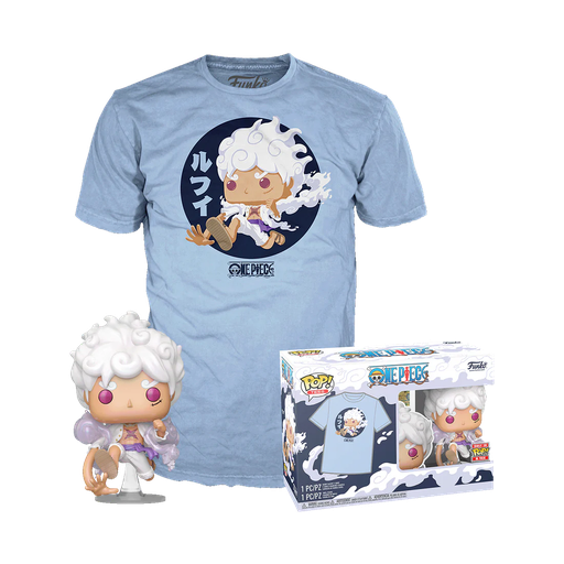 [POP1607TeeXL] Funko POP 1607 Luffy Gear 5 + Tee XL