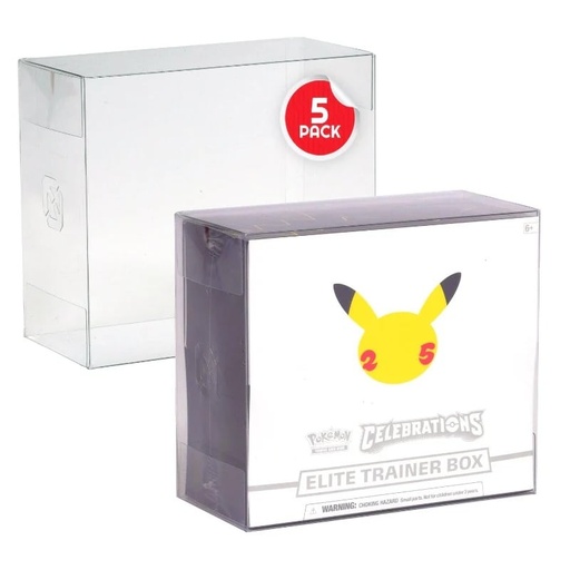 [EVO-3428] EVORETRO - PET Protector For ETB Pokemon 5Pcs