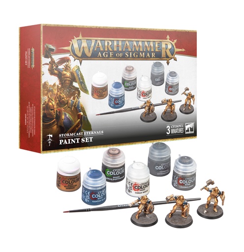 [60-10] AOS - Stormcast Eternals + PAINT SET 