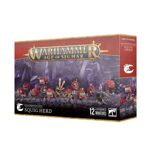 [89-48] AOS - Destruction - Gloomspite Gitz -TROUPEAU DE SQUIGS